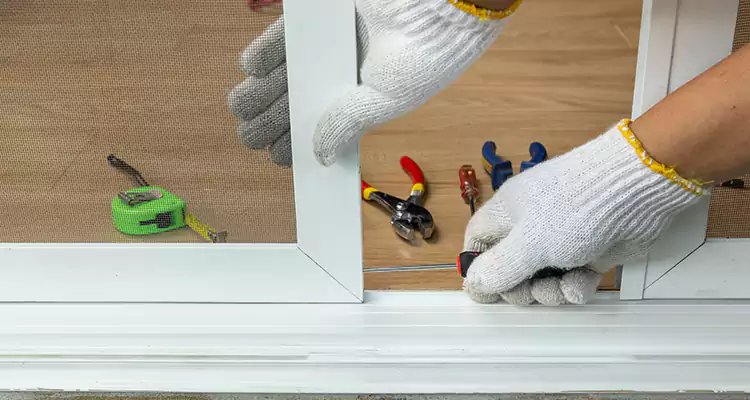 Sliding Glass Door Off Rails Repair in Leesburg, FL