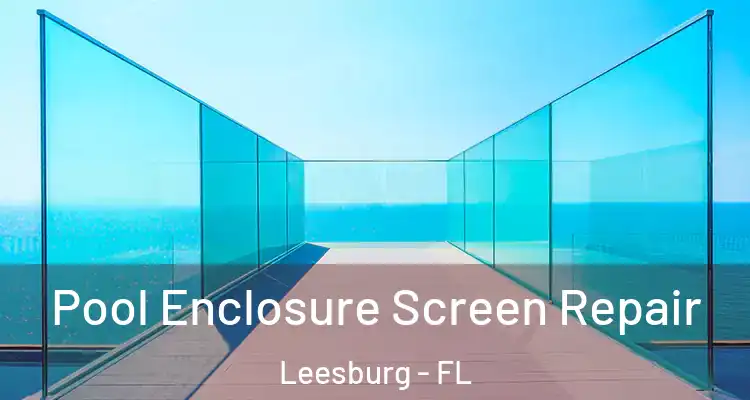  Pool Enclosure Screen Repair Leesburg - FL